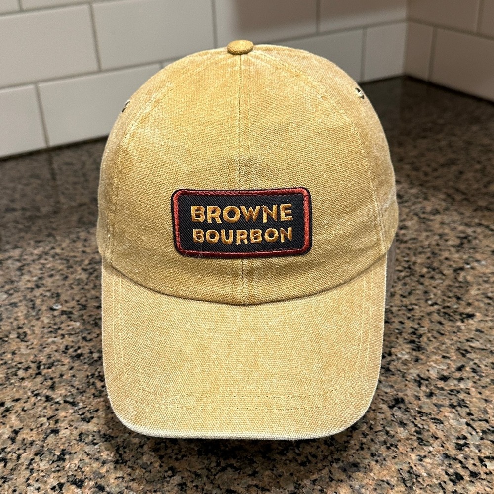Browne Bourbon OURAY SPORTSWEAR Hat Tan Leather Strap Back